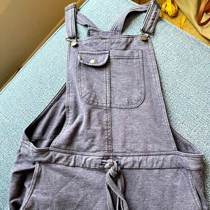 Wallflower Navy Blue/Grey jogger overalls romper